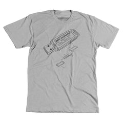 Bad Hasbara Flash Drive- Ash Heather Unisex Tee