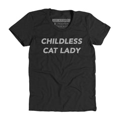 Childless Cat Lady - Womens tee - Newpenny