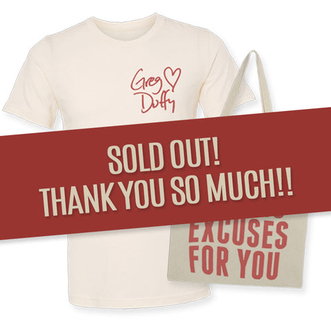 Greg Duffy - Unisex Creme Shirt Bundle