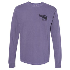 Elephant's Graveyard - Unisex Long Sleeve Purple Shirt - MCC