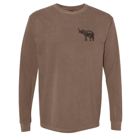 Elephant's Graveyard - Unisex Long Sleeve Brown Shirt - MCC