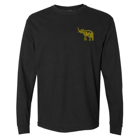 Elephant's Graveyard - Unisex Long Sleeve Black Shirt - MCC