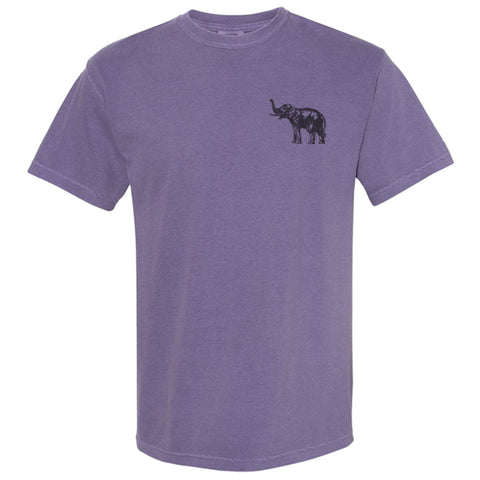 Elephant's Graveyard - Unisex Purple Short Sleeve Shirt - MCC