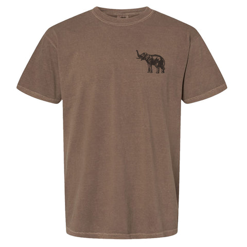 Elephant's Graveyard - Unisex Brown Short Sleeve Shirt - MCC