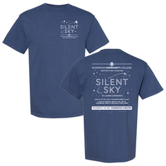 Silent Sky - Unisex Blue Short Sleeve Shirt - MCC