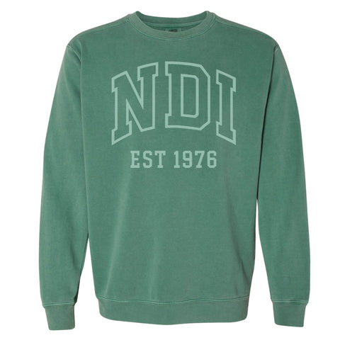 NDI Collegiate Sweatshirt - Green Unisex Sweatshirt - NDI