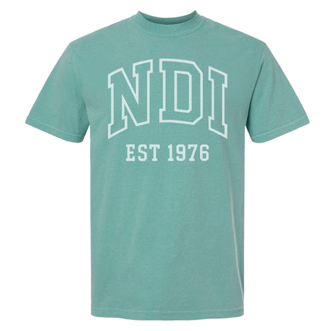 NDI Collegiate Logo- Green Unisex tee - NDI