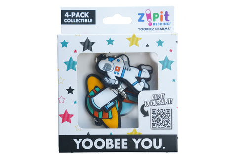 Yoobeez Charms™ Zipper Pull Charms (4-Pack) - ZIPIT BEDDING®