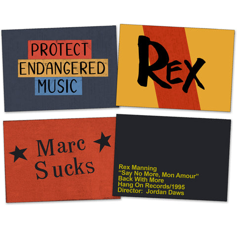 Rex Manning Day - 4x Postcard Pack - Newpenny