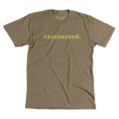 vaccinated. - Unisex tee - Newpenny