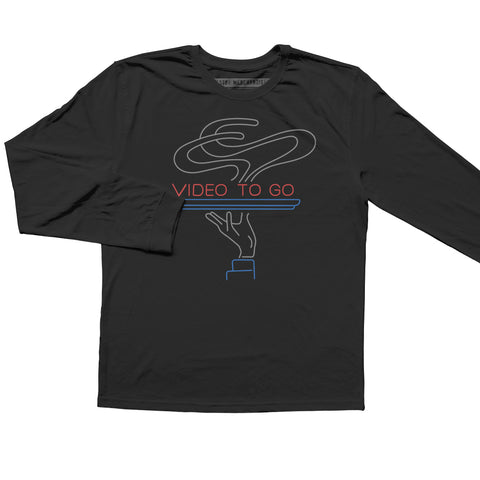 Video To Go Neon Sign L/S - Unisex Long Sleeve Tee - Newpenny